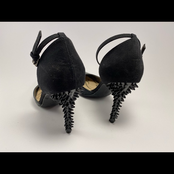 Sam & Libby Spiked Black Heels - Picture 2 of 6